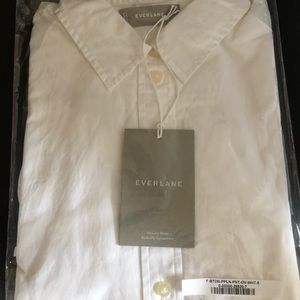 Everlane white button up shirt. Size 8 NBW